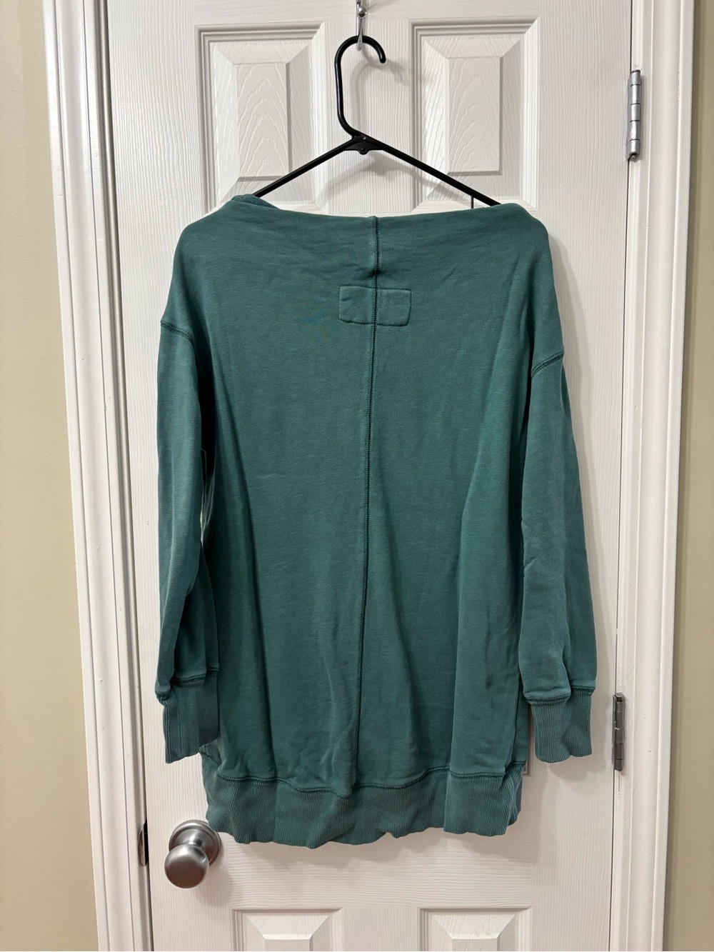 Anthropologie Pilcro Boatneck Green Pullover Sweatshirt Women’s Size Small - Picture 4 of 6